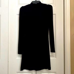Mock neck dress
